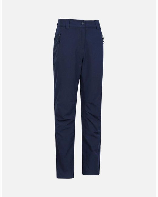 Mountain Warehouse Blue Ladies Arctic Ii Stretch Fleece Lined Regular Trousers