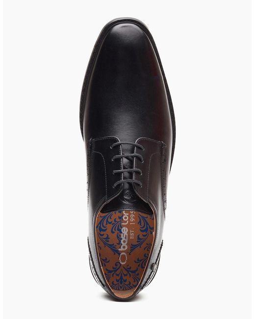 Base London Black London Eton Derby Shoes for men