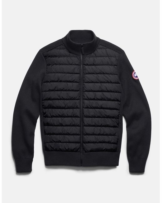 Canada Goose Blue Hybridge Knit Jacket for men