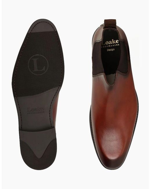 Loake Brown Mcbride Chelsea Boots for men