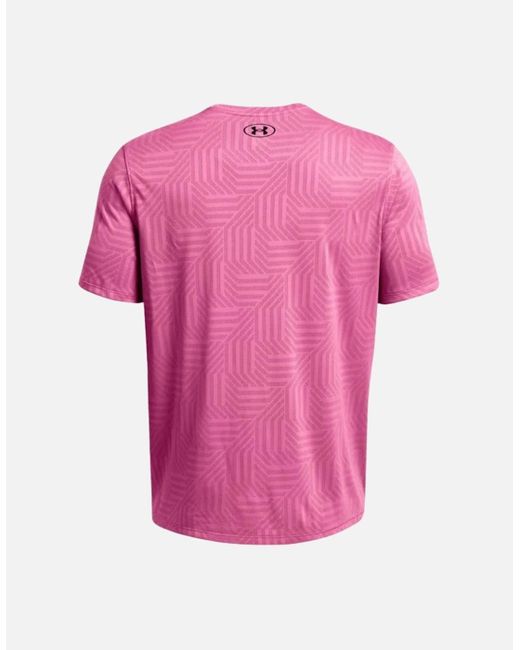 Under Armour Pink Techt-Shirt Vent Geotessa Short Sleeve for men
