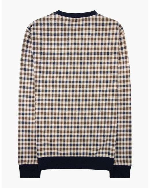 Aquascutum Blue Iconic Crewneck 11 for men