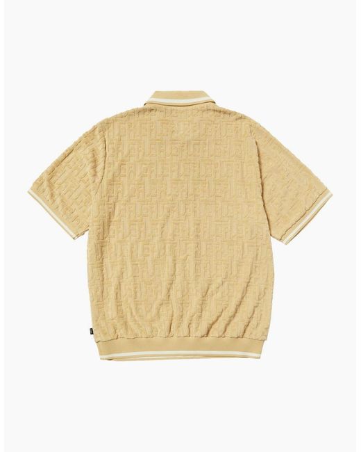 Huf Metallic Tether Jacquards Terry Twill Polo for men