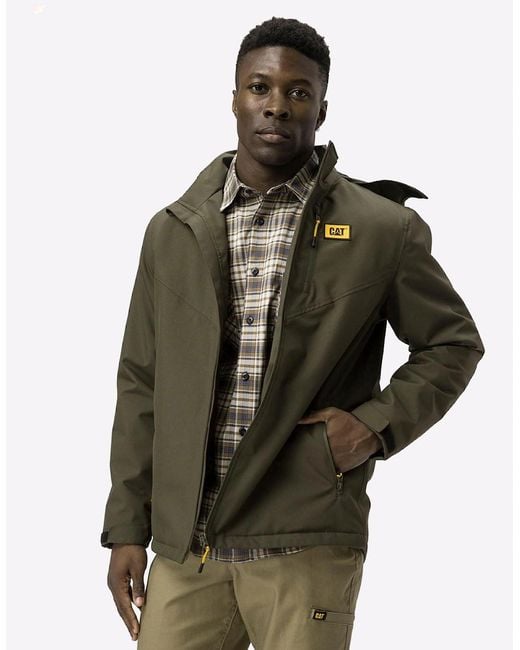 Caterpillar Green Lightweight Insulated Jacket Moss for men