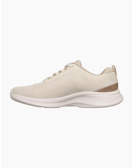 Skechers White Skech-Lite Pro 2.0 Polyester Natural/ Trainers