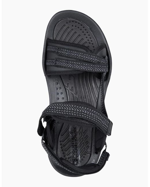 Mountain Warehouse Black Ladies Cyprus Chevron Sandals