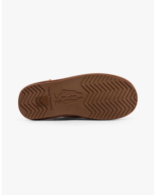 Hush Puppies Brown Ashanti Slippers Tan