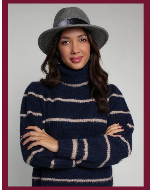 Nooki Design Blue Frankie Wool Fedora