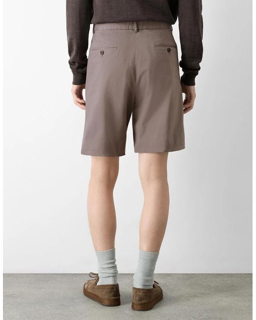 Oliver Sweeney Gray Sistelo Chino Shorts for men