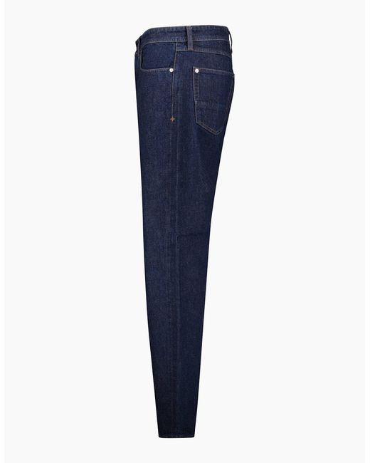 Stone Island Blue Denim-Rinsed Jeans for men
