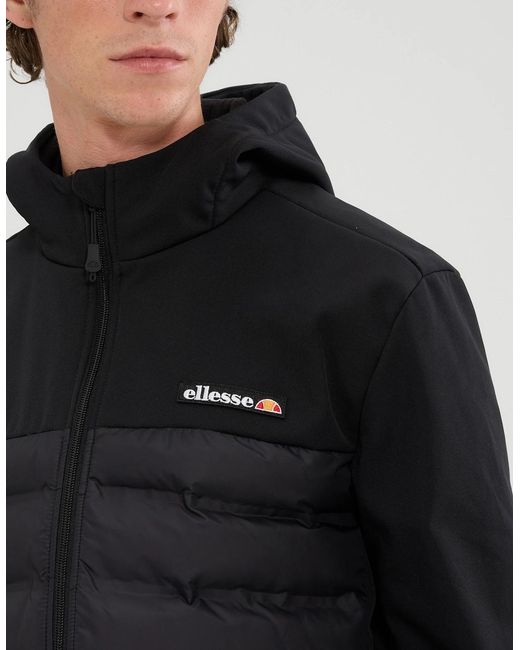 Ellesse Black Cassiano Fz Jacket for men