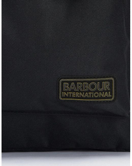 Barbour Black Knockhill Essential Backpack Adults Backpack
