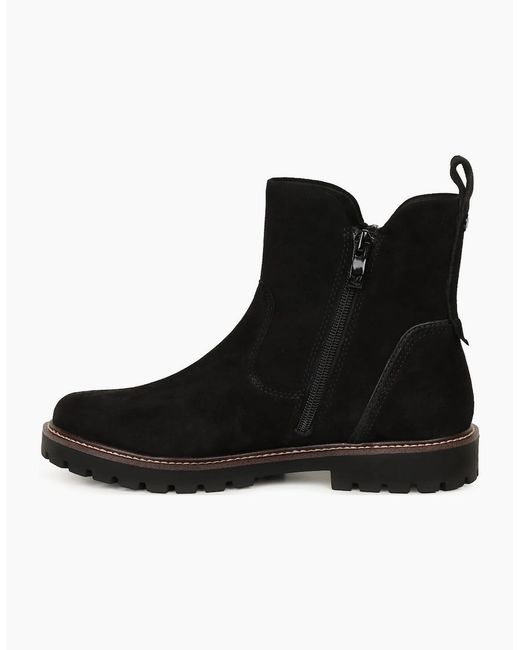 Caprice Black Darcy Ankle Boots