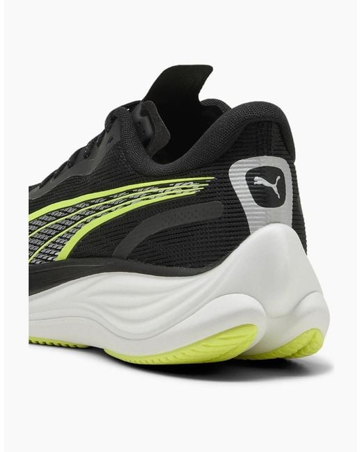 PUMA Black Velocity Nitro 3 Wide Running Shoes for men