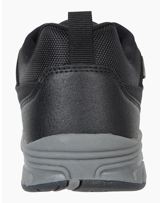 Mountain Warehouse Black Ramble Softshell Waterproof Trainers for men