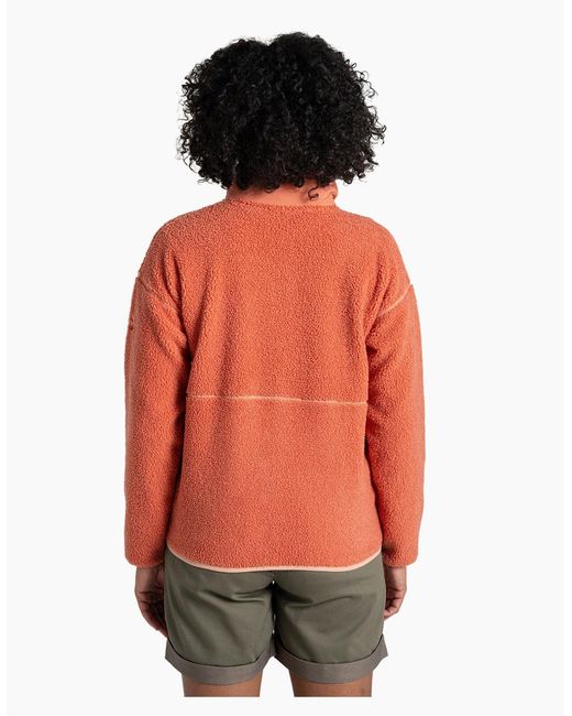 Craghoppers Red Ladies National Trust Avens Full Zip Fleece Jacket