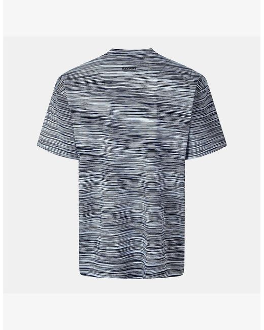 Missoni Blue Short Sleeved T-Shirt for men