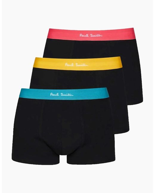 Paul Smith Black Bright Band Stretch Boxers for men