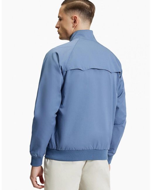 Ben Sherman Blue Signature Harrington Jacket for men