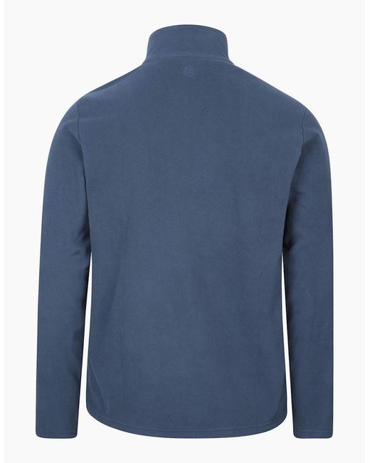 Mountain Warehouse Blue Camber Ii Half Zip Fleece for men