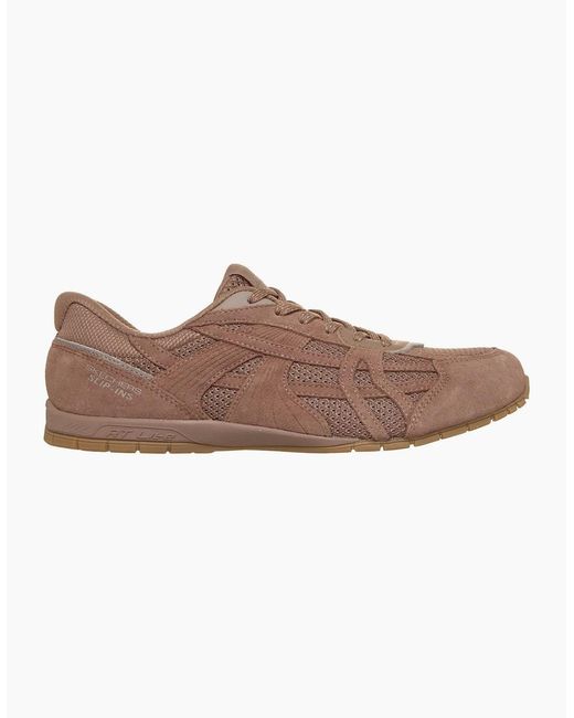 Skechers Brown Retro Lite Oshare Leather Trainers