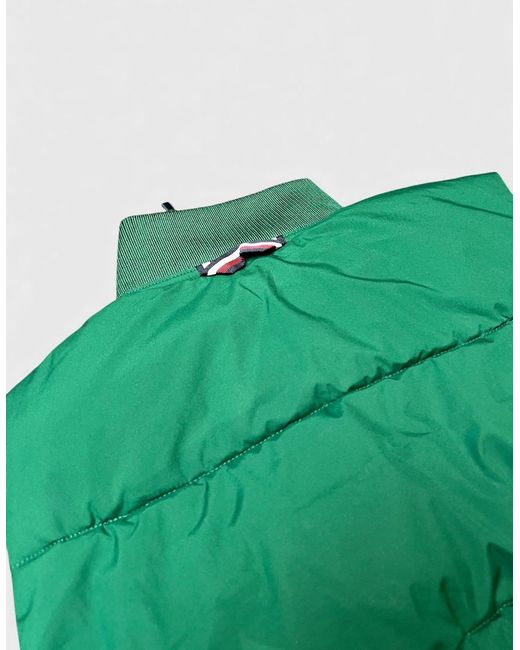 Tommy Hilfiger Green Sorona Ball Waisted Puffer Vest
