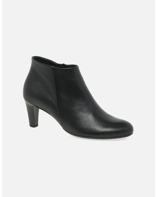 Gabor Black Fatale Ankle Boots