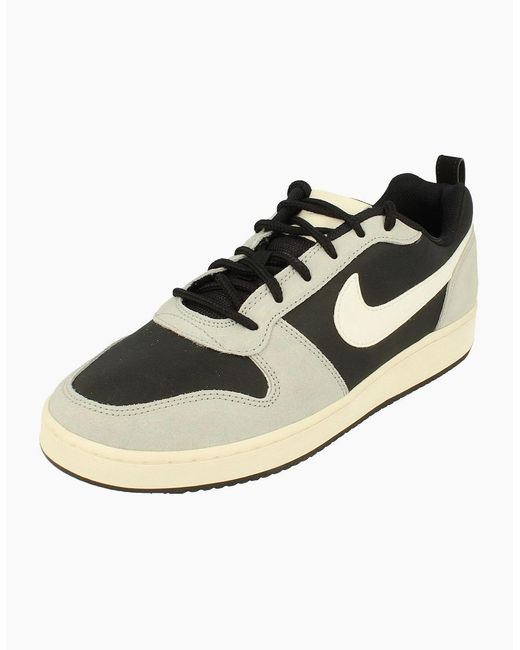 Nike Black Court Borough Low Prem Trainers 844881 005 for men