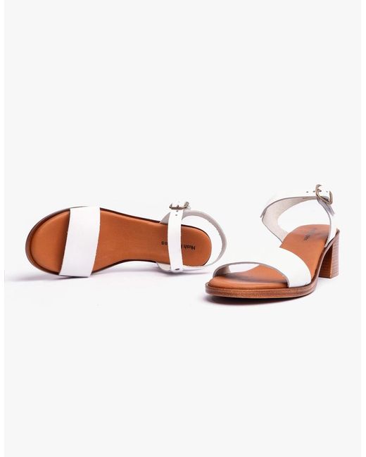 Hush Puppies White Gabby Sandals