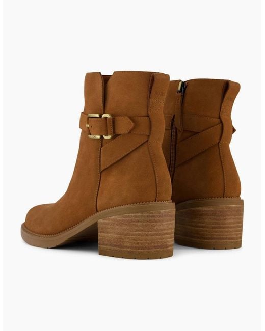 TOMS Brown Hailey Ankle Boots