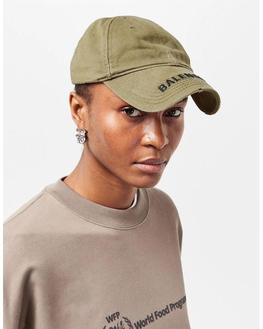 Balenciaga Natural Baseball Cap for men