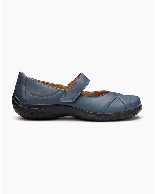 Hotter Blue Hope Mary Jane Shoes