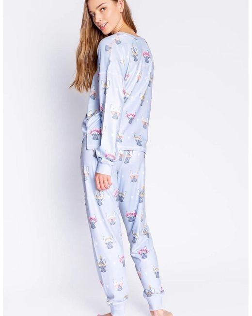 Pj Salvage Blue Salvage Birthoodyay Pyjama
