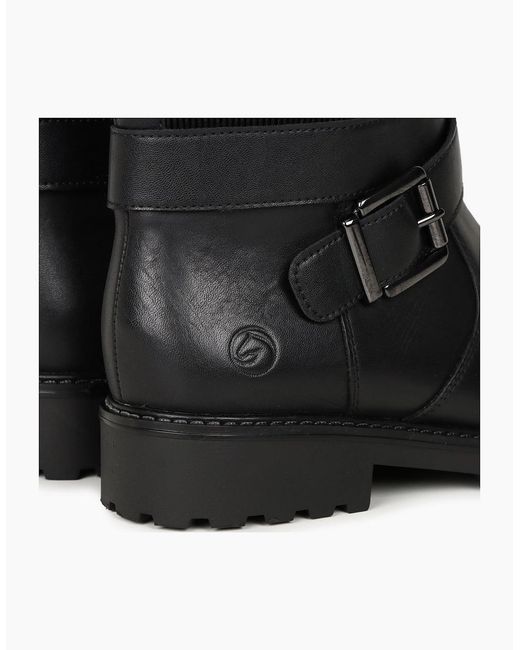 Remonte Black Brave Knee High Boots