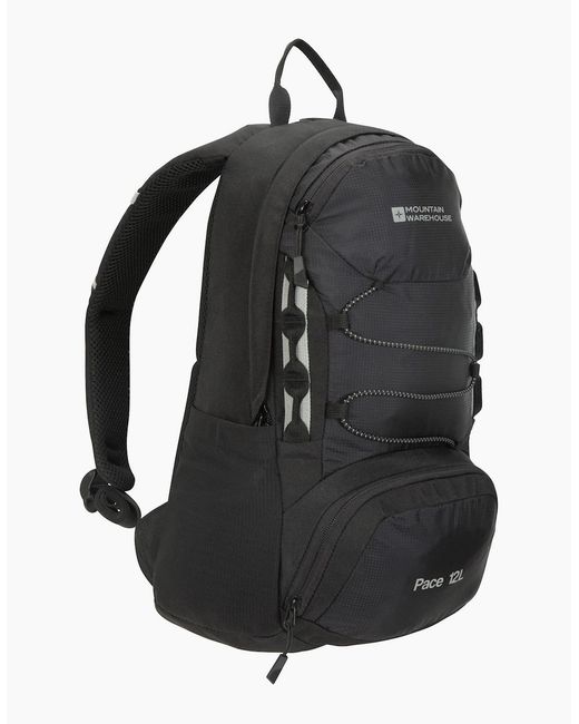 Mountain Warehouse Black Pace 12L Backpack