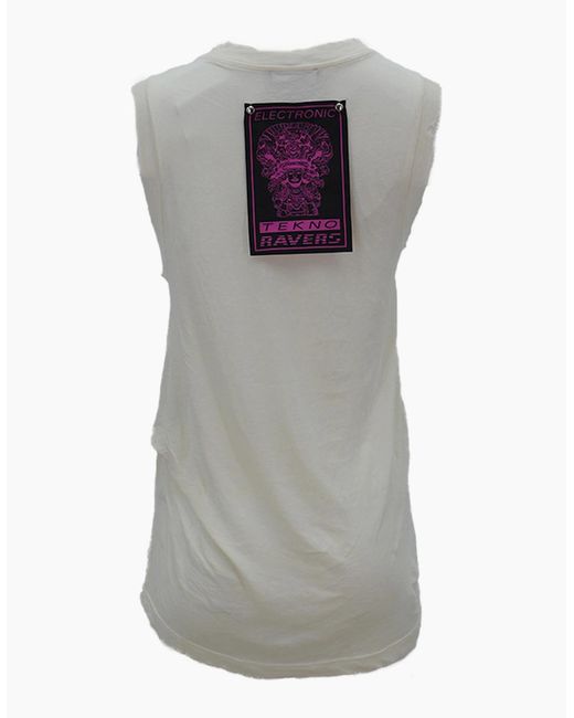 DIESEL Gray T Heika Dress T-Shirt Vest Round Neck Sleeveless Casual Tank Top
