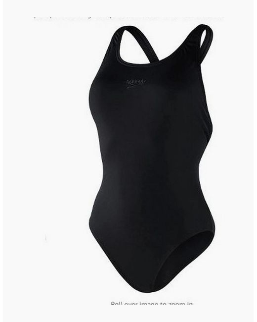 Speedo Black Ladies Power Eco Endurance+ One Piece Swimsuit
