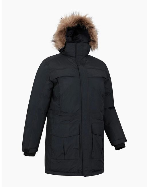 Mountain Warehouse Blue Antarctic Extreme Waterproof Down Jacket for men