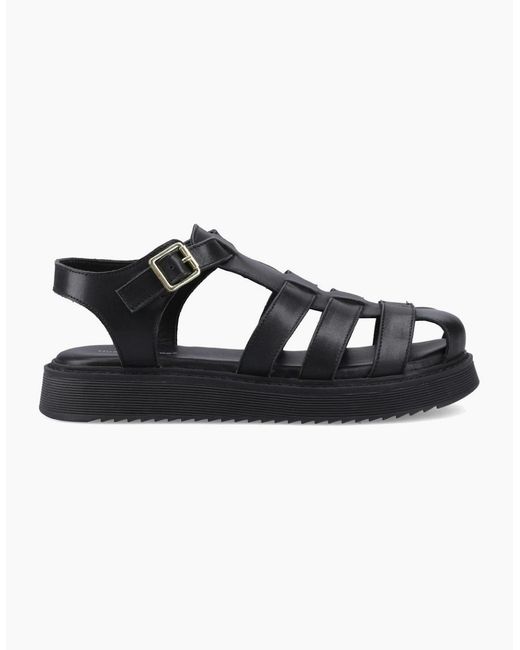 Hush Puppies Black Cassandra Gladiator Sandals