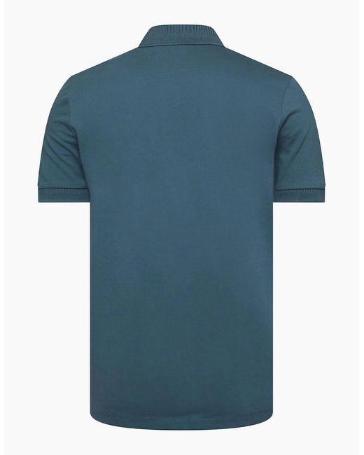 Boss Blue Short Sleeve Polo Shirt for men