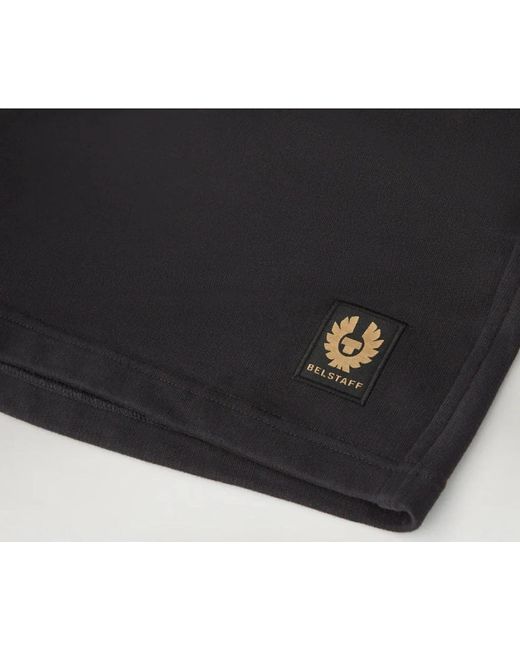Belstaff Black Sweatshorts for men