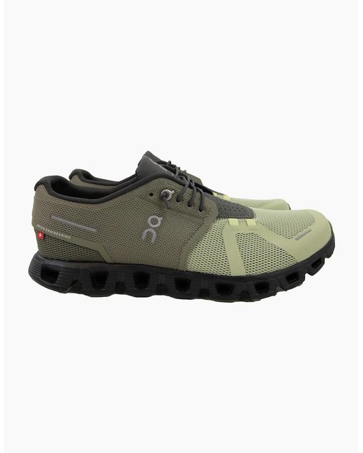 On Shoes Natural Running Cloud 5 Running Trainer Grove/Haze for men