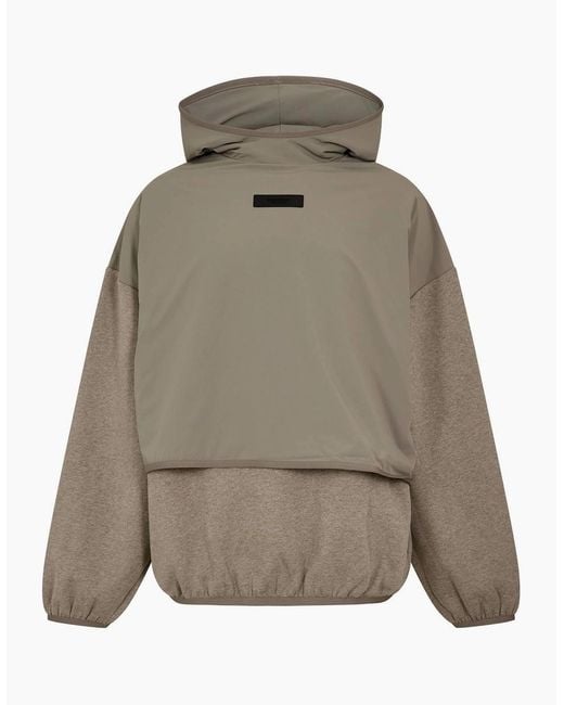 Fear Of God Gray Overhead Hoodie for men