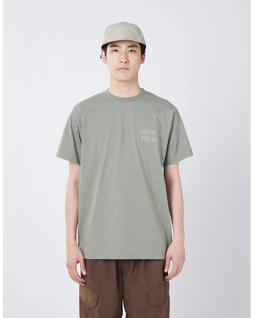 Snow Peak Green Snow Peak Camping Graphic T-Shirt