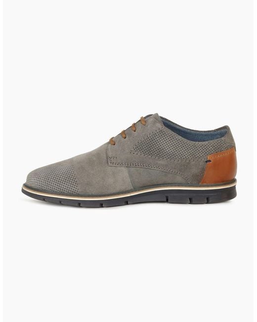 Bugatti Gray Story Trainers for men