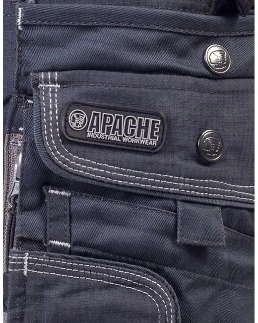 Apache Blue Ats Cargo Shorts for men