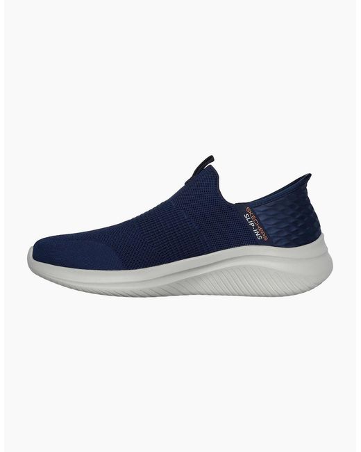 Skechers Blue Ultra Flex 3.0 Smooth Step 232450-Nvy Slip On Shoes for men