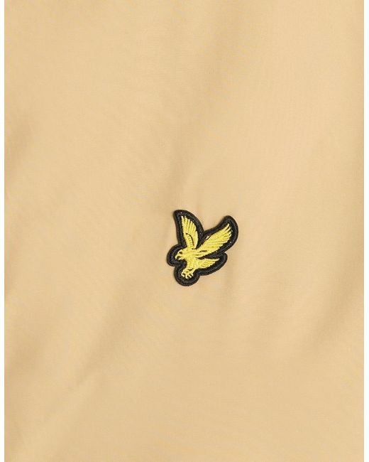 Lyle & Scott Natural Lightweight Hooded Utility Jacket for men