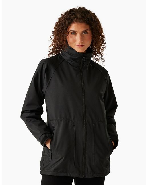 Regatta Black Professional Great Outdoors /Ladies Waterproof Zip Up Jacket