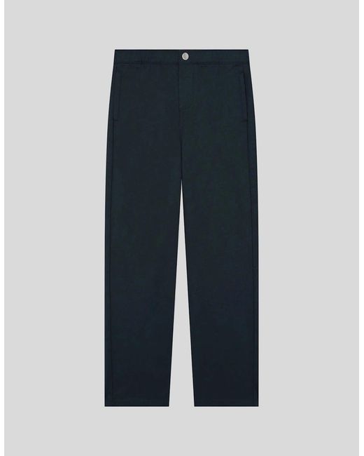 Lyle & Scott White Straight Leg Cotton Trousers for men